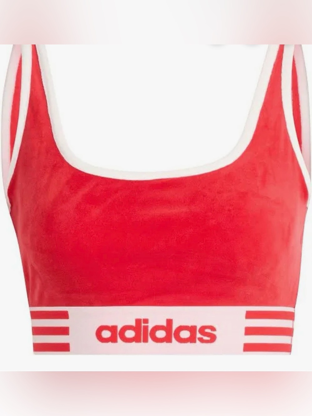 adidas Women's Winterized Bra Top Red Velvet
